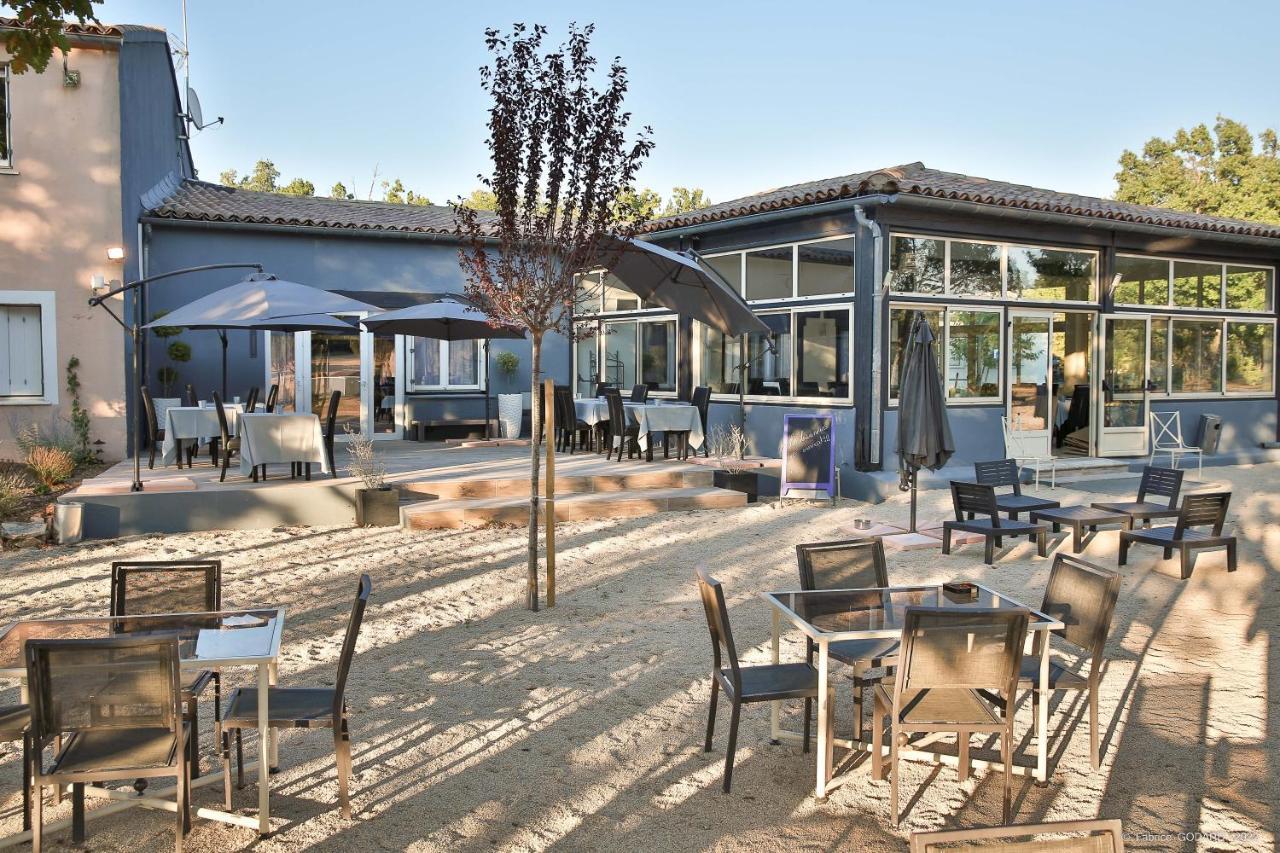 Hotel Restaurant Gite Les Lavandins Saint-Christol  ภายนอก รูปภาพ